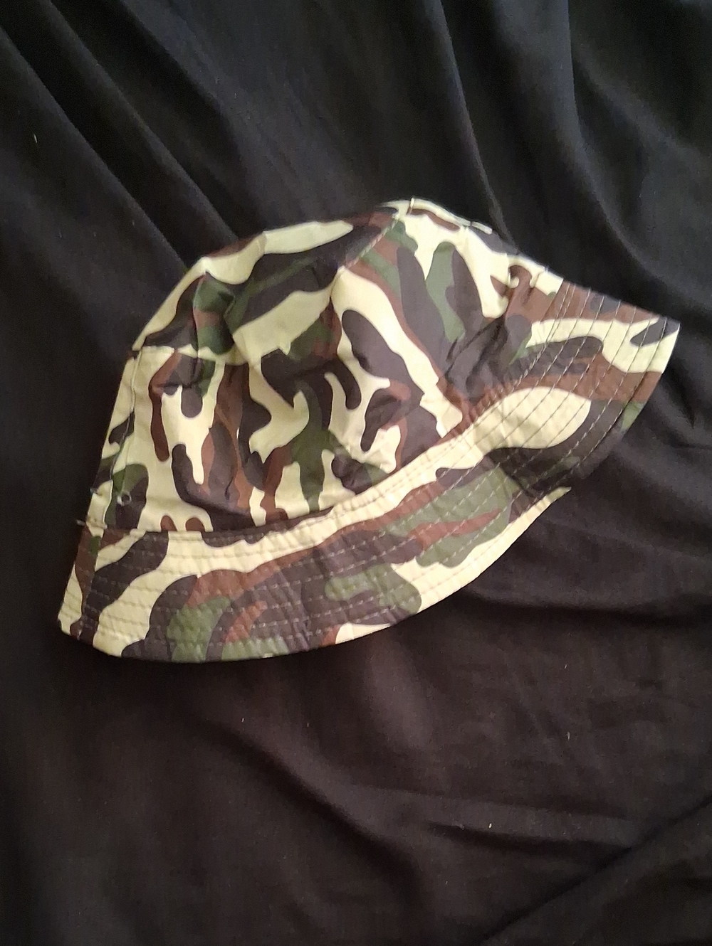 Mens Camo Bucket Hat - Green Camouflage